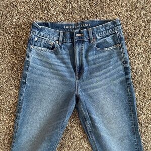 American Eagle Outfitters High Rise Blue Jeans